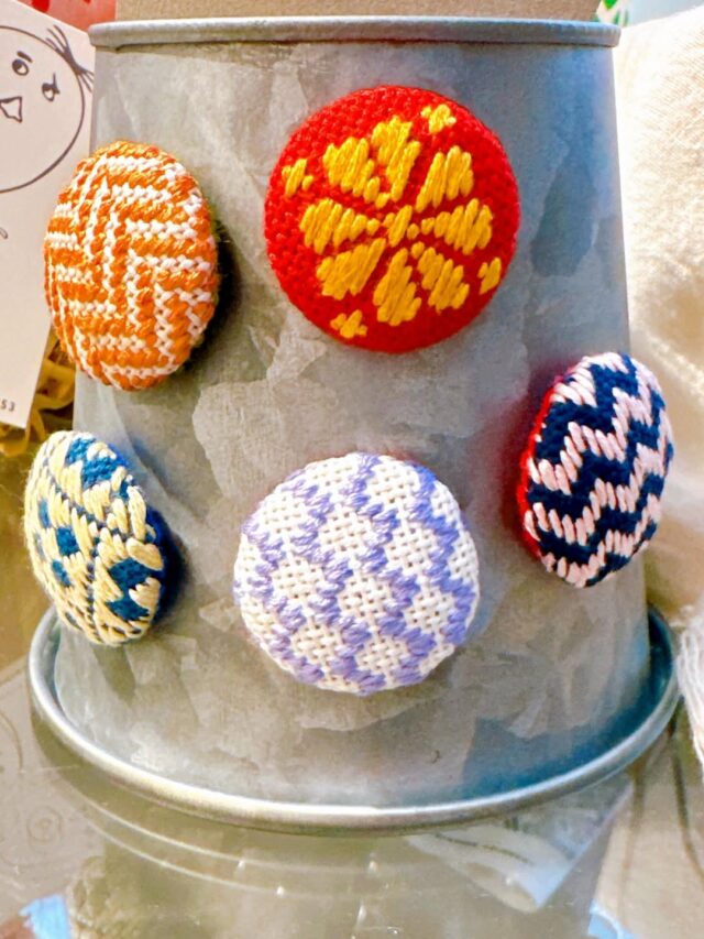 こぎん刺しマグネット